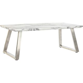 Table Basse Élégance Bois Et Acier Pour Salon Chic