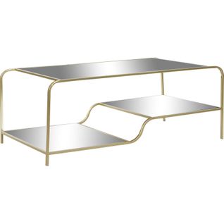 Table Basse Élégance Dorée Et Design Moderne