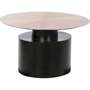 Table Basse Élégance Dorée Et Noire Pour Intérieur Chic