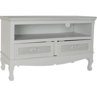 Table Basse Élégante Blanche Avec Rangement Intégré