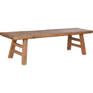 Table Basse Élégance Rustique En Olmo Massif