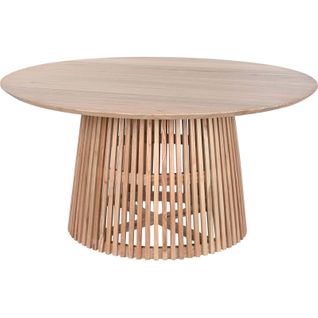 Table à manger Élégante Ronde En Mindi Naturel