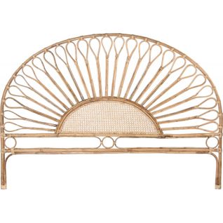 Tête De Lit Rotin Design Soleil Pour Chambre Élégante