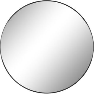 Miroir Élégant En Métal Noir Pour Déco Chic