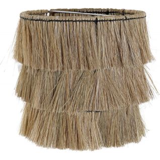 Abat-jour Mural Chic En Jute à Franges Dorées