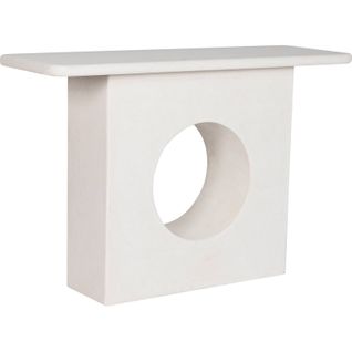 Console Élégante Blanche Pour Accueil Raffiné