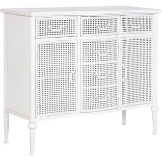 Buffet Blanc Design Épuré Pour Salon Élégant