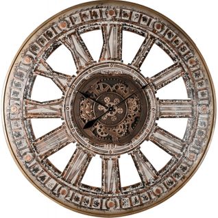 Horloge Murale Élégance Dorée Et Design Intérieur