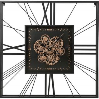 Horloge Murale Chic En Métal Pour Intérieur Élégant