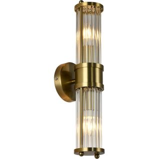 Applique Murale Élégante En Or Brossé