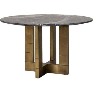 Table à Manger Élégante Marbre Noir