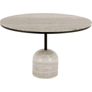 Table à Dîner Élégante En Marbre Blanc