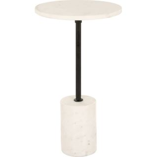 Table D'appoint Misty En Marbre Beige