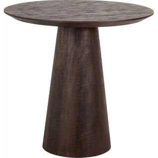 Table Élégante En Bois De Mangue Foncé