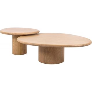 Tables De Café En Chêne Naturel