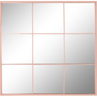Miroir Fenêtre Esprit Scandinave Rose Poudré Déco Pastel