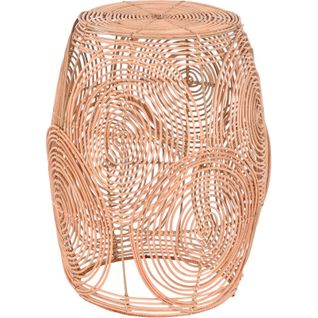 Table D'appoint En Rotin Naturel Style Tropical