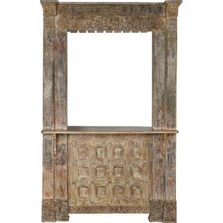 Mobilier De Bar En Teck Naturel Style Antique