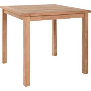 Table De Jardin En Teck Naturel Pour Terrasse Ambiance Chaleureuse