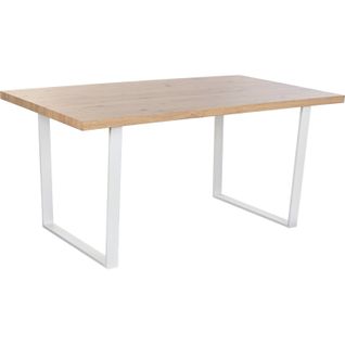 Table De Salle à Manger Style Vintage Bois Et Fer