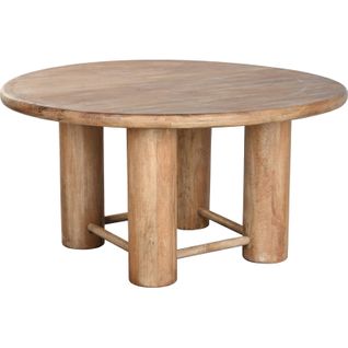 Table Ronde En Bois De Manguier Pour Salle à Manger