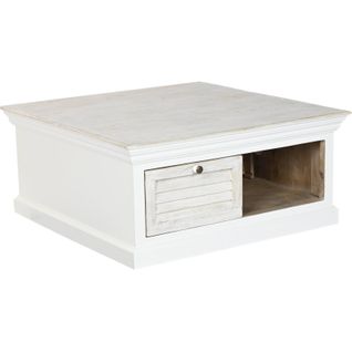 Table Basse Romantique En Bois De Manguier Esprit Méditerranéen