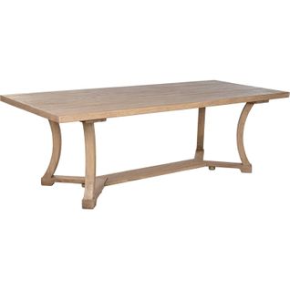 Table De Salle à Manger En Orme Massif Finition Naturelle Minimaliste