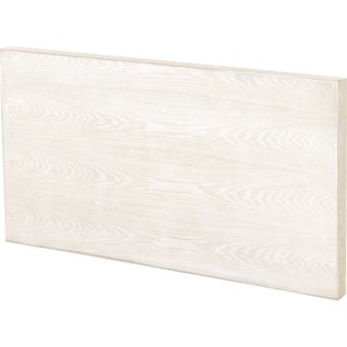 Tête De Lit Effet Patiné Blanc En Bois De Frêne Naturel