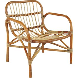 Fauteuil En Rotin Naturel Esprit Bohème Pour Salon Ou Véranda