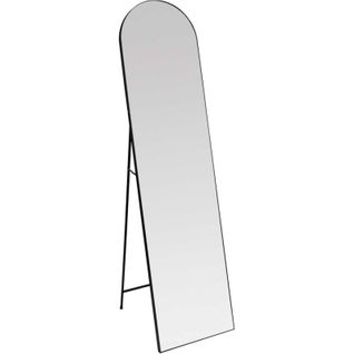 Miroir Sur Pied En Aluminium Noir Design Moderne Pour Chambre
