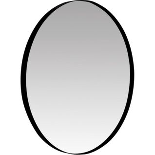 Miroir Mural Rond Noir En Métal Design Contemporain