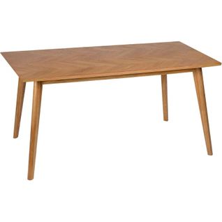 Table à Manger En Chêne Style Nordique Élégance Naturelle