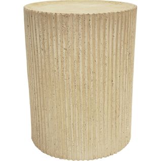 Table Dappoint Effet Travertin Design Naturel Pour Salon