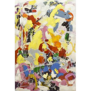 Tableau Abstrait Coloré Sur Toile Pour Décoration Murale Moderne - 100 X 150 Cm