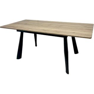 Table Extensible Bois Et Métal Style Contemporain
