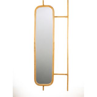 Miroir Rattan Naturel Esprit Bohème Pour Chambre Ou Entrée