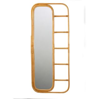 Miroir De Dressing En Rotin Naturel Style Bohème Chic