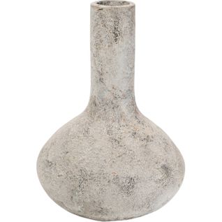 Vase Décoratif En Terre Cuite Grise Pour Intérieur Élégant