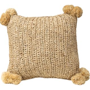 Coussin Carré En Fibres Naturelles Pour Une Touche Authentique