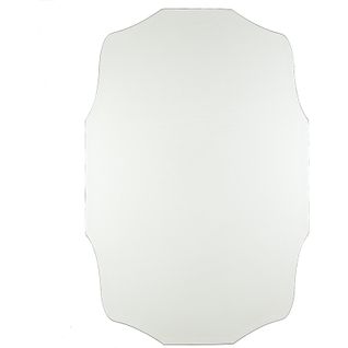 Miroir Mural Design Biseauté En Verre Décoratif Élégant