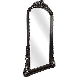 Miroir Style Français Noir En Mdf Élégant Et Raffiné