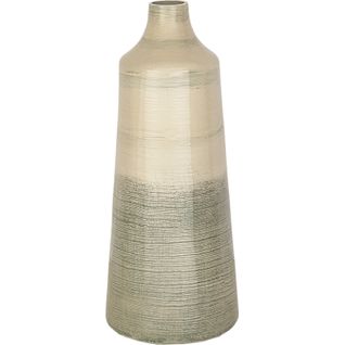 Vase Décoratif En Verre Beige Gris Pour Intérieur Élégant
