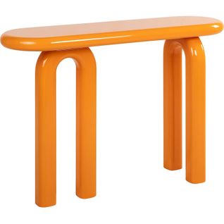 Console Design Orange Pour Entrée Ou Salon Contemporain