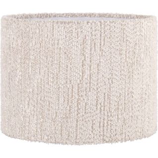 Abat Jour Cylindrique Crème Effet Tissu Chic Et Cosy