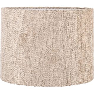 Abat Jour Tissu Beige Effet Texturé Pour Une Lumière Chaleureuse