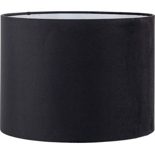 Abat Jour Cylindrique Noir Design Élégant Pour Salon Contemporain