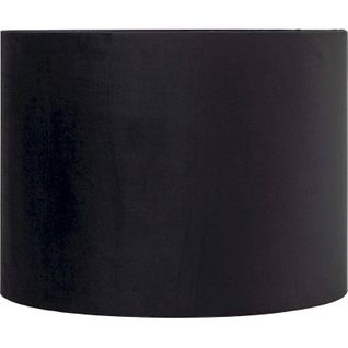 Abat Jour Cylindrique Noir Intérieur Blanc Pour Salon Moderne