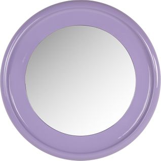 Miroir Mural Rond Violet Design Contemporain Élégant