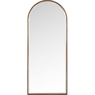 Miroir Arche Élégant Finition Doré Brossé Pour Décoration Intérieure