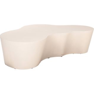 Table Basse Design Indoor Outdoor Coloris Sable Élégant